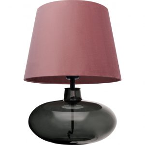  Sawa Velvet lampa stołowa różowy czarny